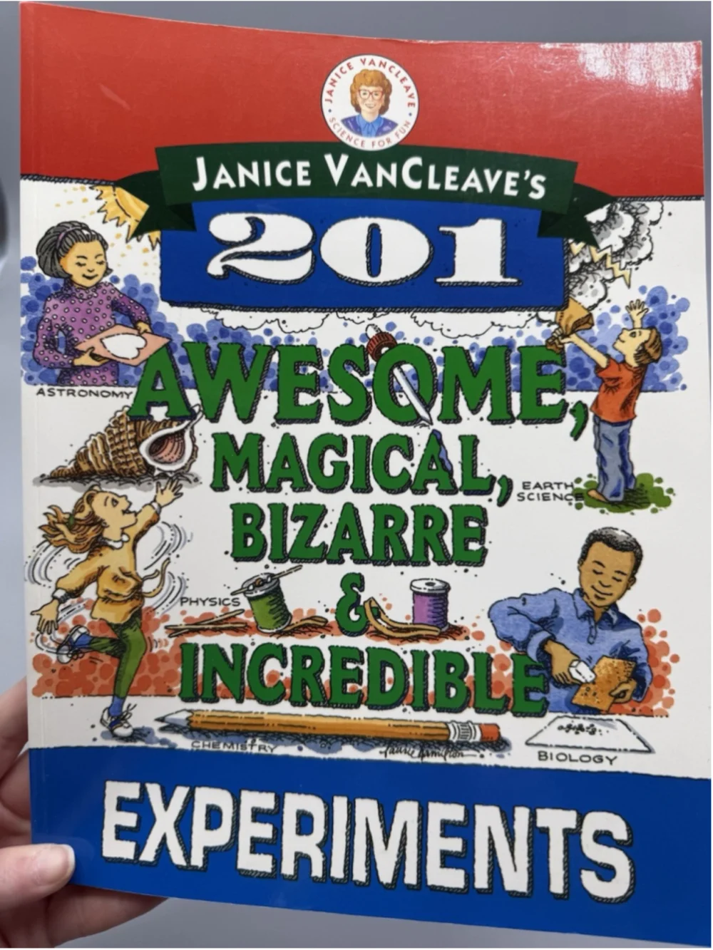 Janice VanCleave Science Experiments Lot Of 3 Books 201 202 203 Homeschool STEM